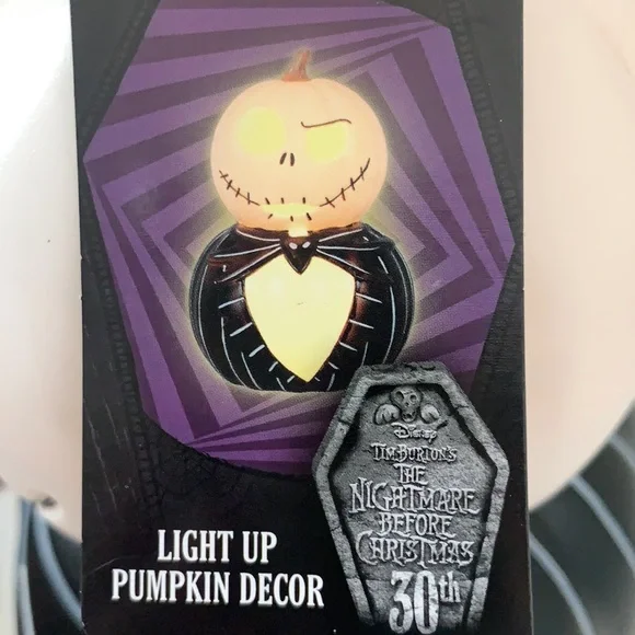 Halloween Jack Skellington Blow Molds Light Up. Brand New.